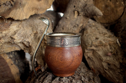 Mate de Algarrobo y Bombilla