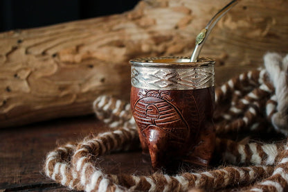 Imperial Cuero y Alpaca con Bombilla