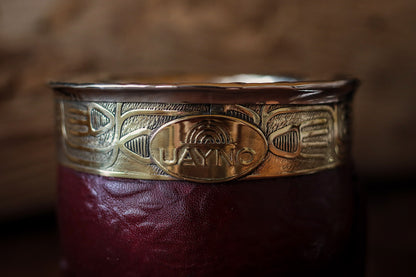 Mate Imperial de Cuero y Bronce con Bombillón