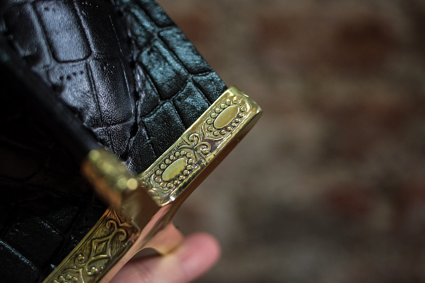 Mate Imperial de Cuero y Bronce con Bombilla