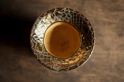 Mate de Cuero y Alpaca con Bombilla