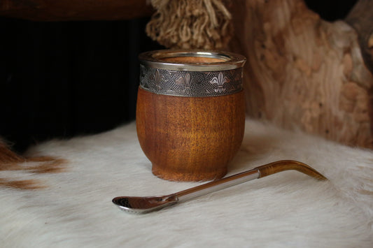 Mate de Algarrobo y Bombilla