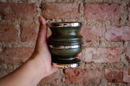 Mate de Palo Santo y Alpaca con Bombilla