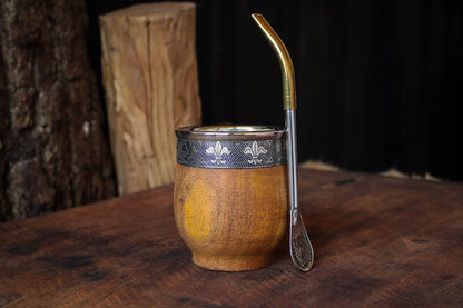 Mate de Algarrobo y Bombilla