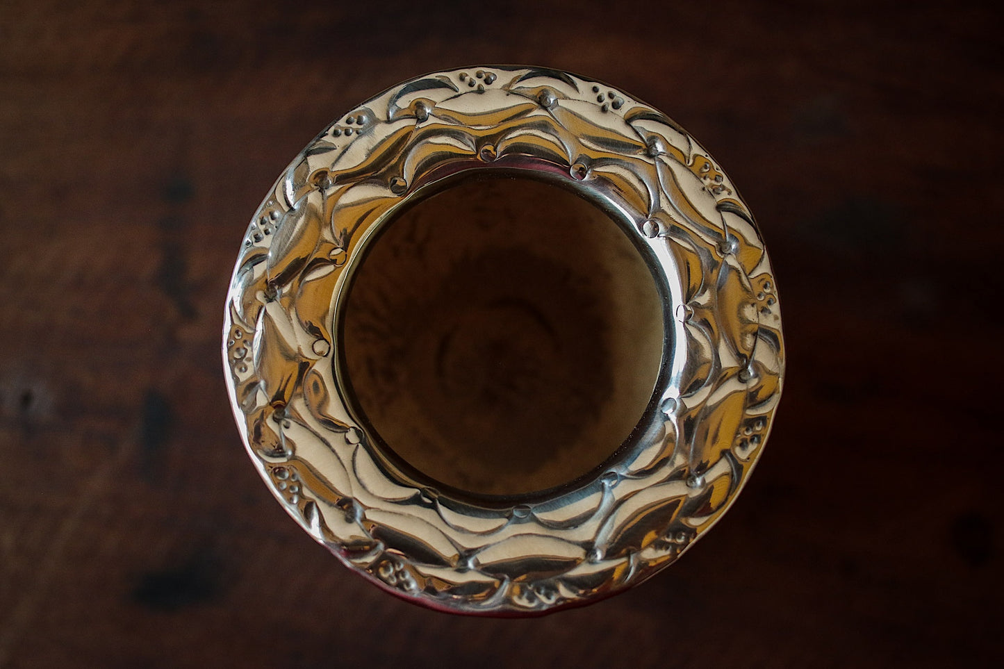 Imperial Cuero y Bronce con Escudo, Matepa y Bombilla