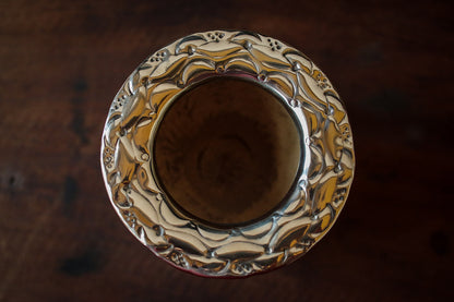 Imperial Cuero y Bronce con Escudo, Matepa y Bombilla