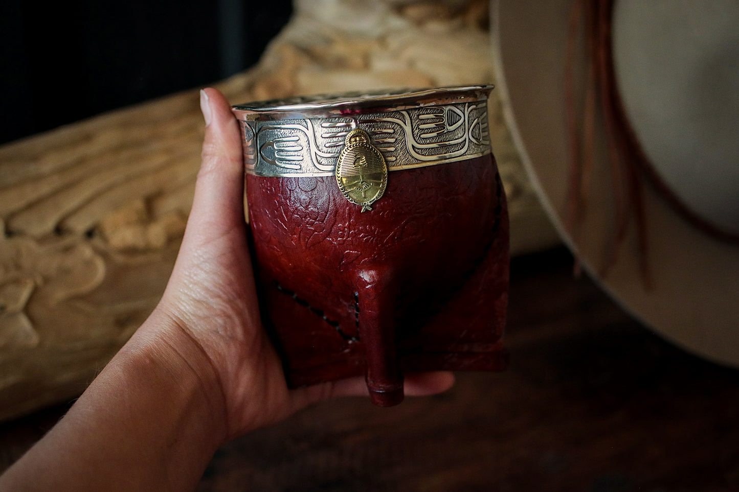 Imperial Cuero y Alpaca con Bombillón y Matepa