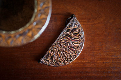 Imperial Cuero y Bronce con Escudo, Matepa y Bombilla