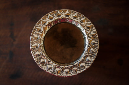 Imperial Cuero y Bronce con Escudo, Matepa y Bombilla