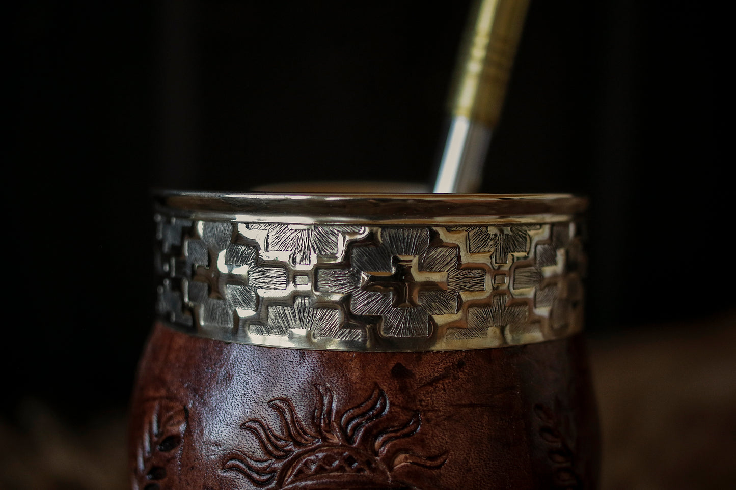 Imperial Cuero y Alpaca con Bombillón