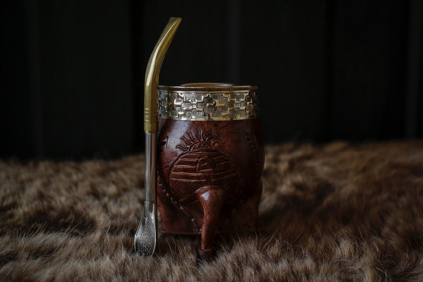 Imperial Cuero y Alpaca con Bombillón