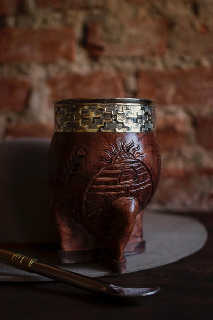 Imperial Cuero y Alpaca con Bombillón