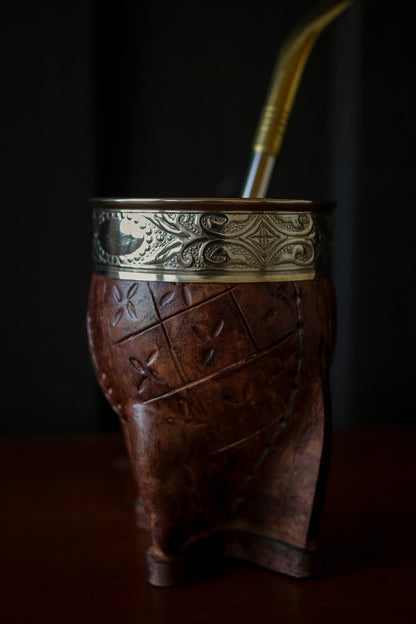 Imperial Cuero y Alpaca con Bombillón