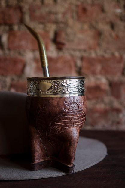 Imperial Cuero y Alpaca con Bombillón