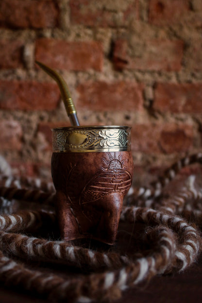Imperial Cuero y Alpaca con Bombillón