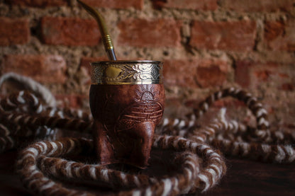 Imperial Cuero y Alpaca con Bombillón