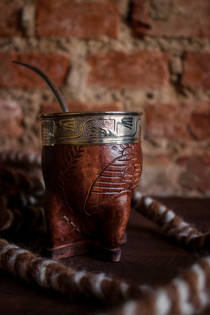 Imperial Cuero y Alpaca con Bombillón