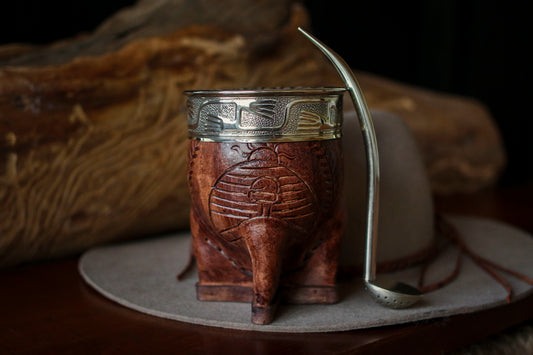 Imperial Cuero y Alpaca con Bombillón