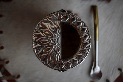 Imperial Cuero y Bronce con Escudo, Matepa y Bombilla