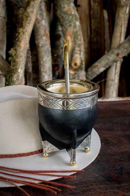 Imperial Cuero y Alpaca con Bombillón