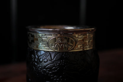 Mate Imperial de Cuero y Bronce con Bombillón