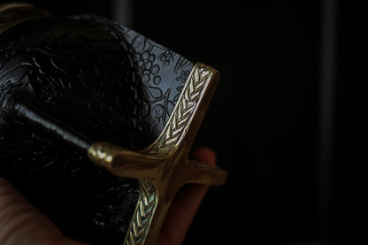 Mate Imperial de Cuero y Bronce con Bombillón