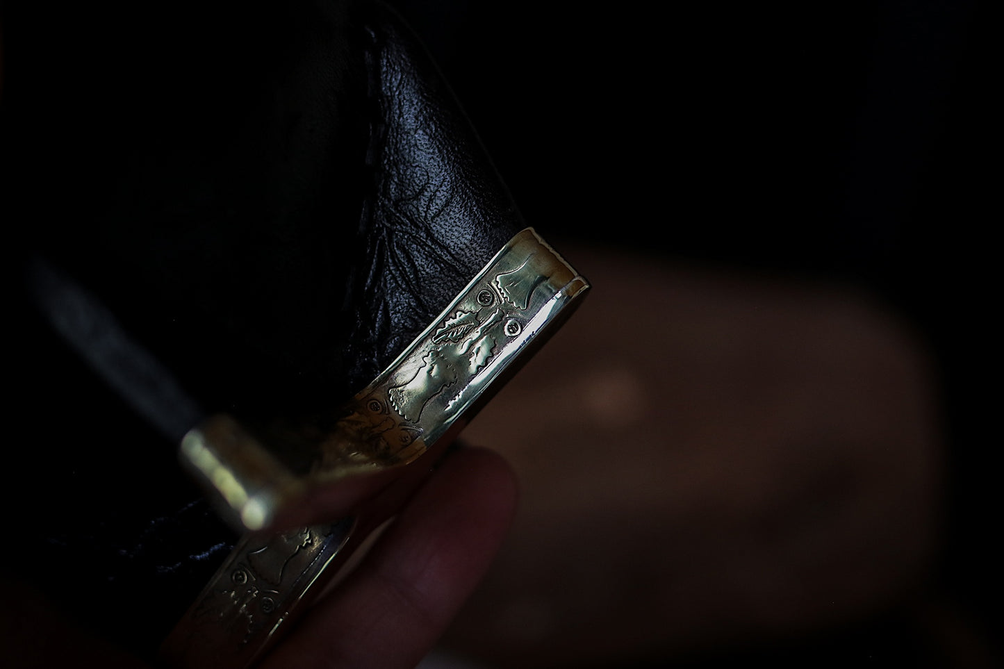 Mate Imperial de Cuero y Bronce con Bombillón