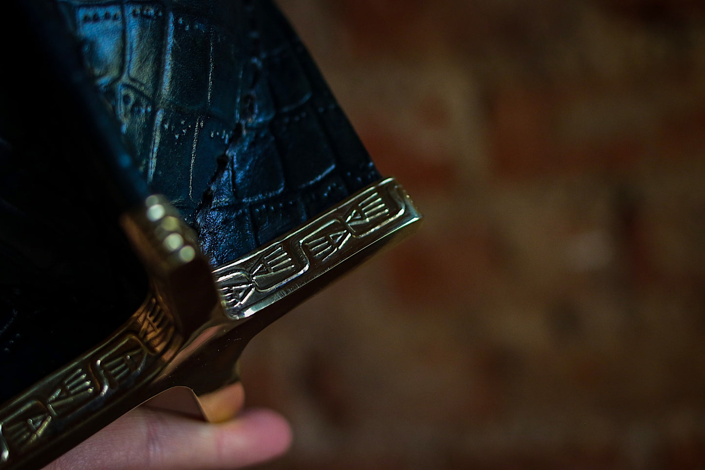 Mate Imperial de Cuero y Bronce con Bombillón