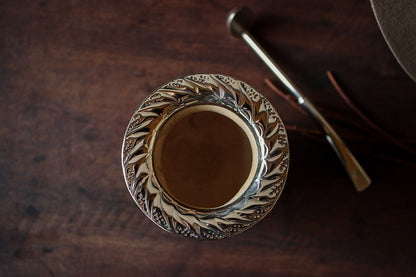 Mate Imperial de Cuero y Bronce con Bombillón