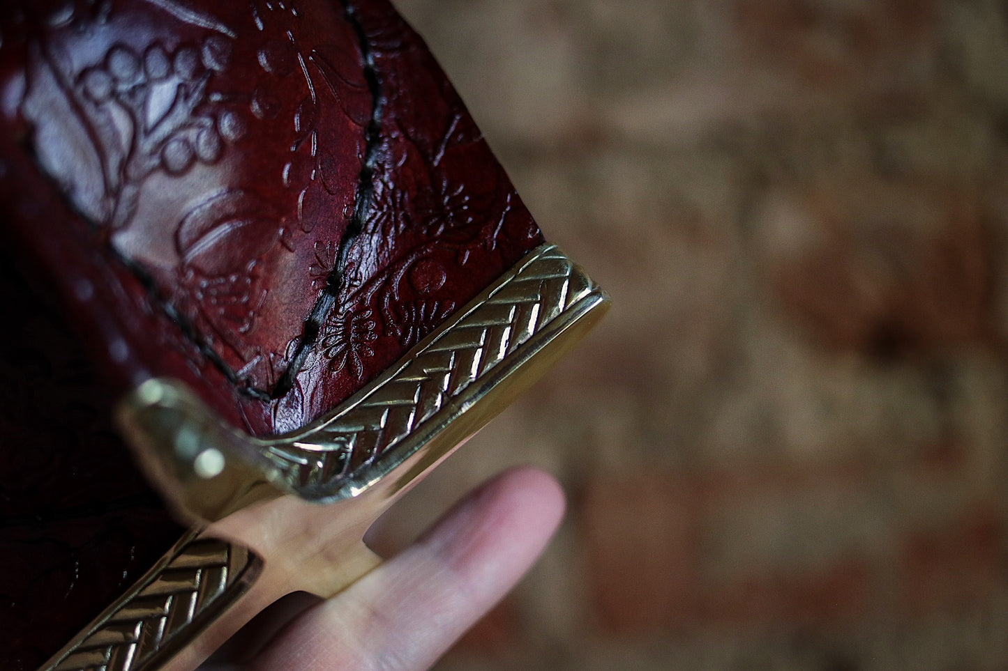 Mate Imperial de Cuero y Bronce con Bombillón