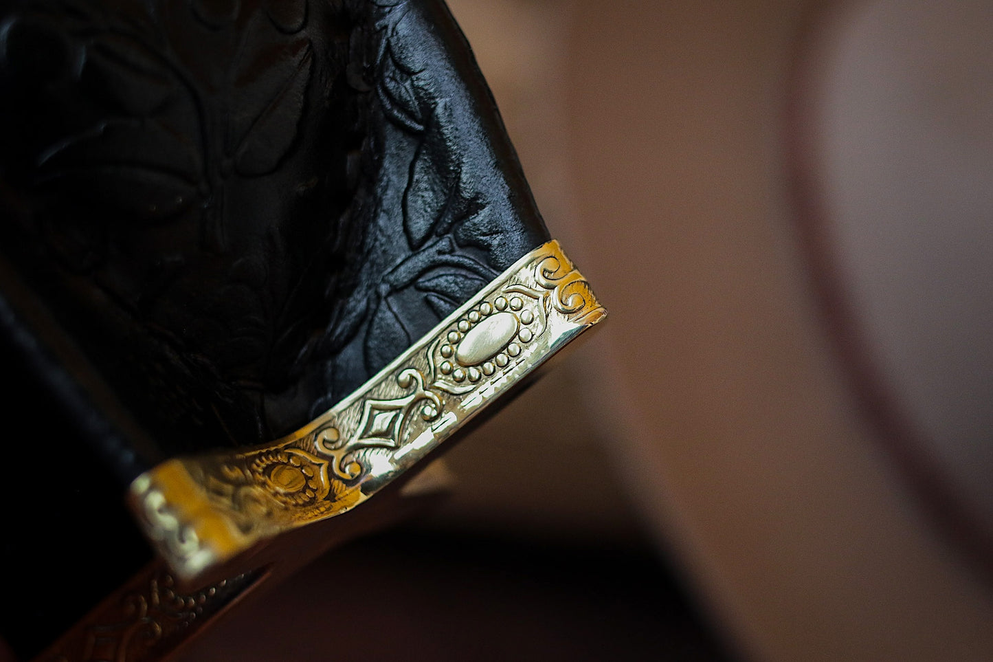 Mate Imperial de Cuero y Bronce con Bombillón