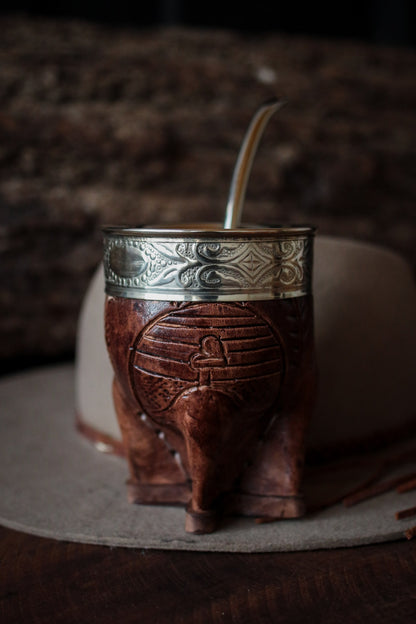 Imperial Cuero y Alpaca con Bombillón