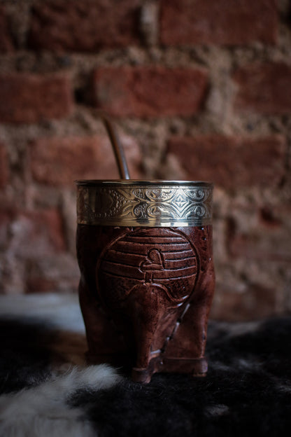 Imperial Cuero y Alpaca con Bombillón
