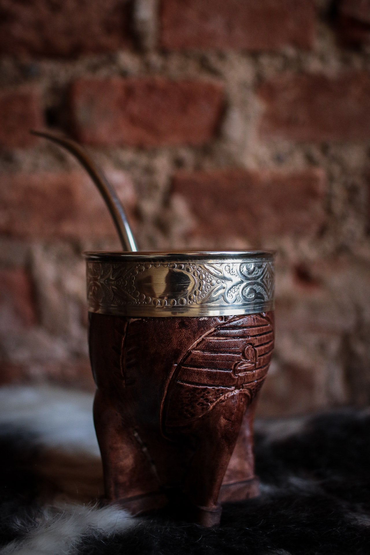 Imperial Cuero y Alpaca con Bombillón