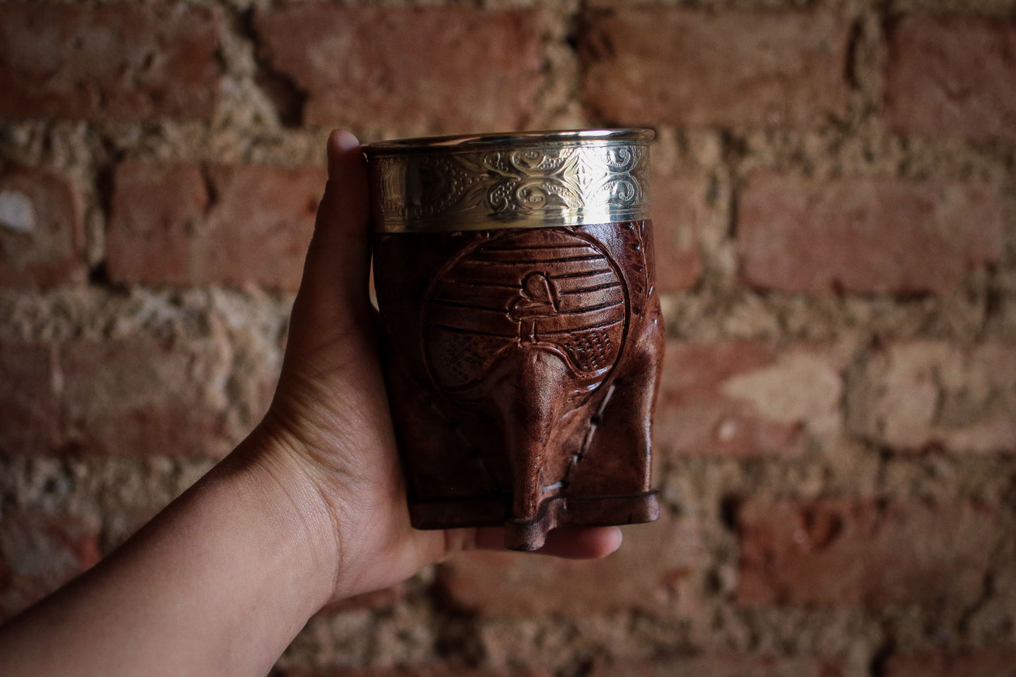 Imperial Cuero y Alpaca con Bombillón