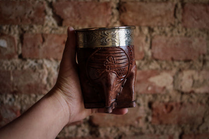 Imperial Cuero y Alpaca con Bombillón
