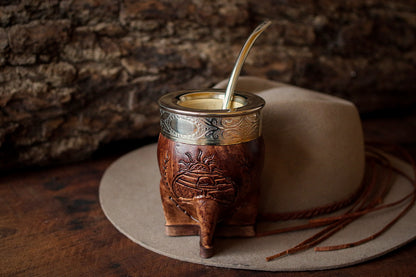 Imperial Cuero y Alpaca con Bombillón