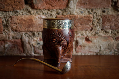 Imperial Cuero y Alpaca con Bombillón