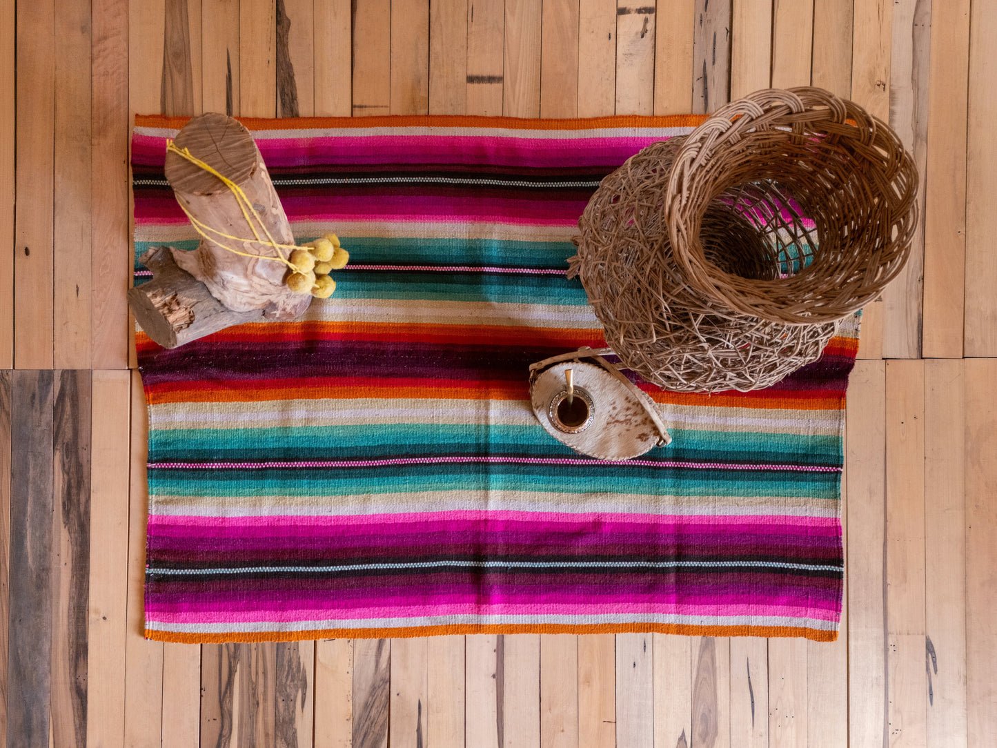 Puyo Antiguo Lana de Oveja en Telar