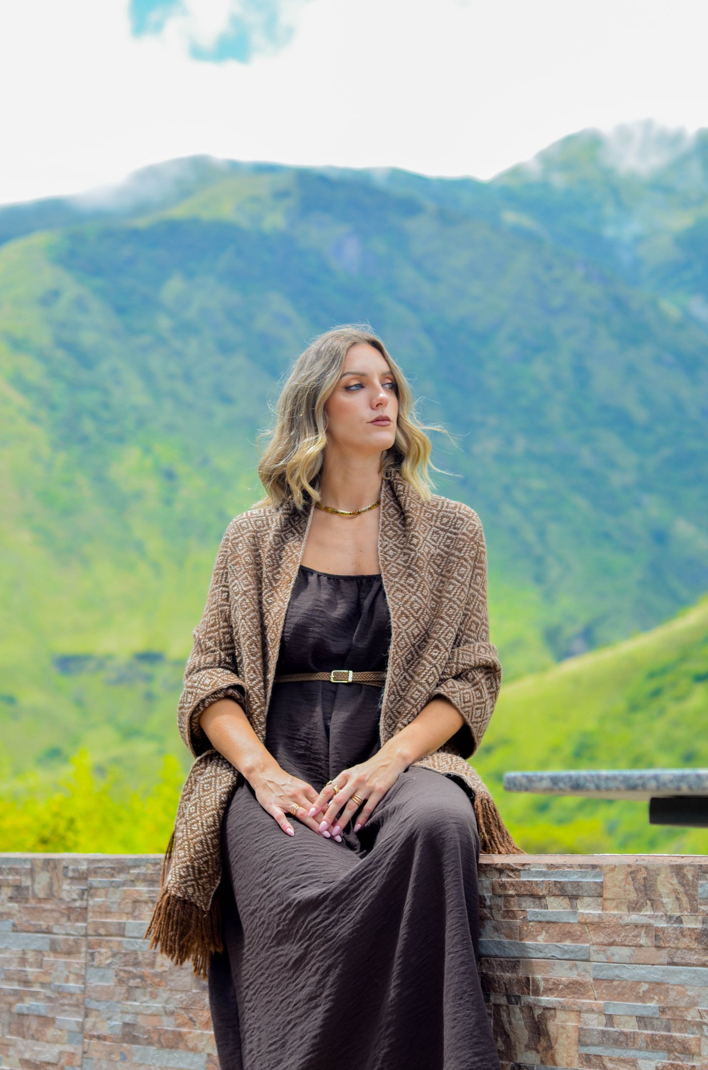 Manta "Lavallén" Hilado Llama Baby