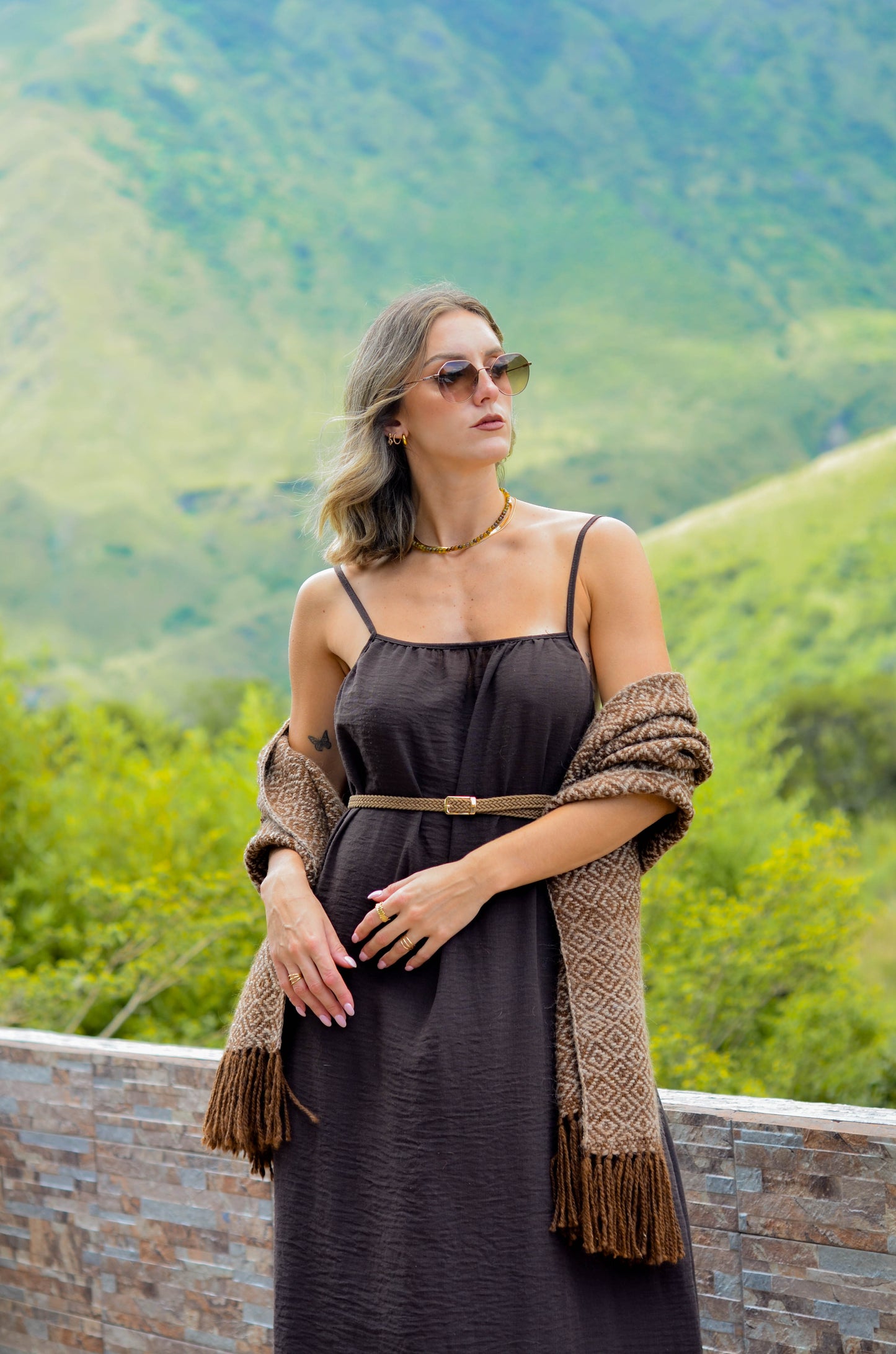 Manta "Lavallén" Hilado Llama Baby