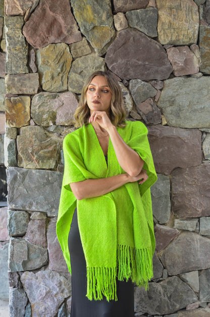 Ruana "Maimará" Hilos de Llama Baby