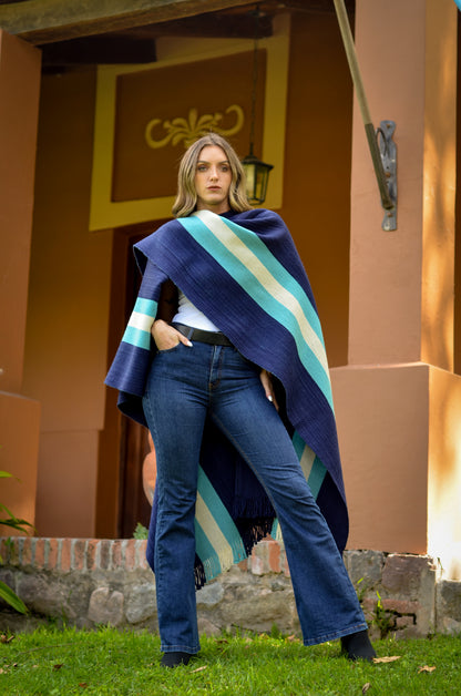 Poncho "San Lorenzo" Telar Criollo