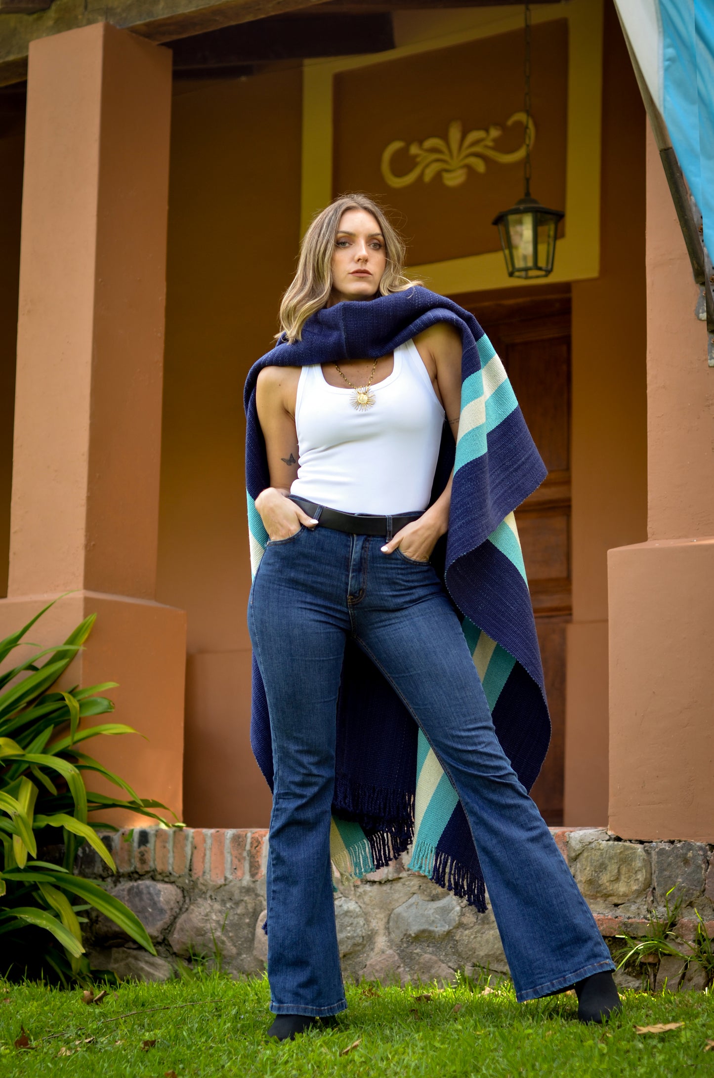 Poncho "San Lorenzo" Telar Criollo