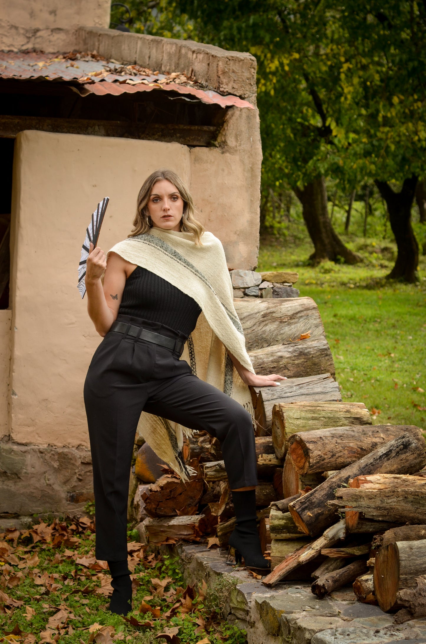 Poncho "Chaco" Hilos de Llama Baby