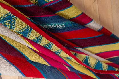 Old Puyo Sheep Wool on Loom