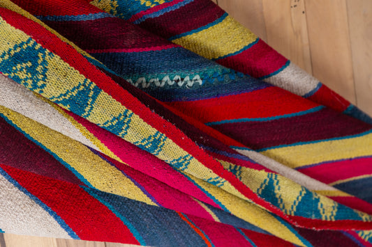Old Puyo Sheep Wool on Loom