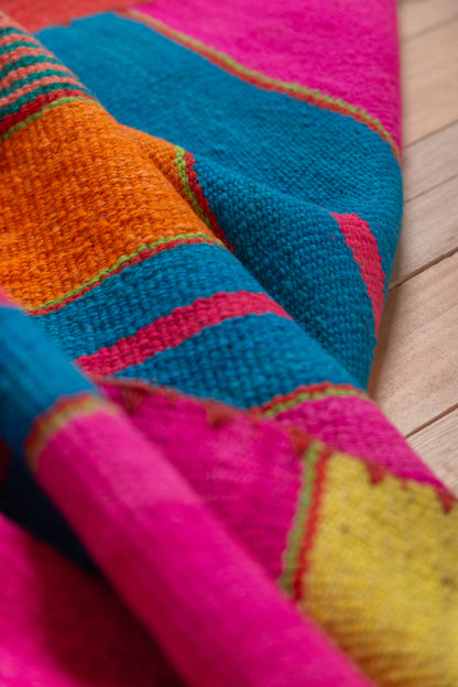 Puyo Antiguo Lana de Oveja en Telar