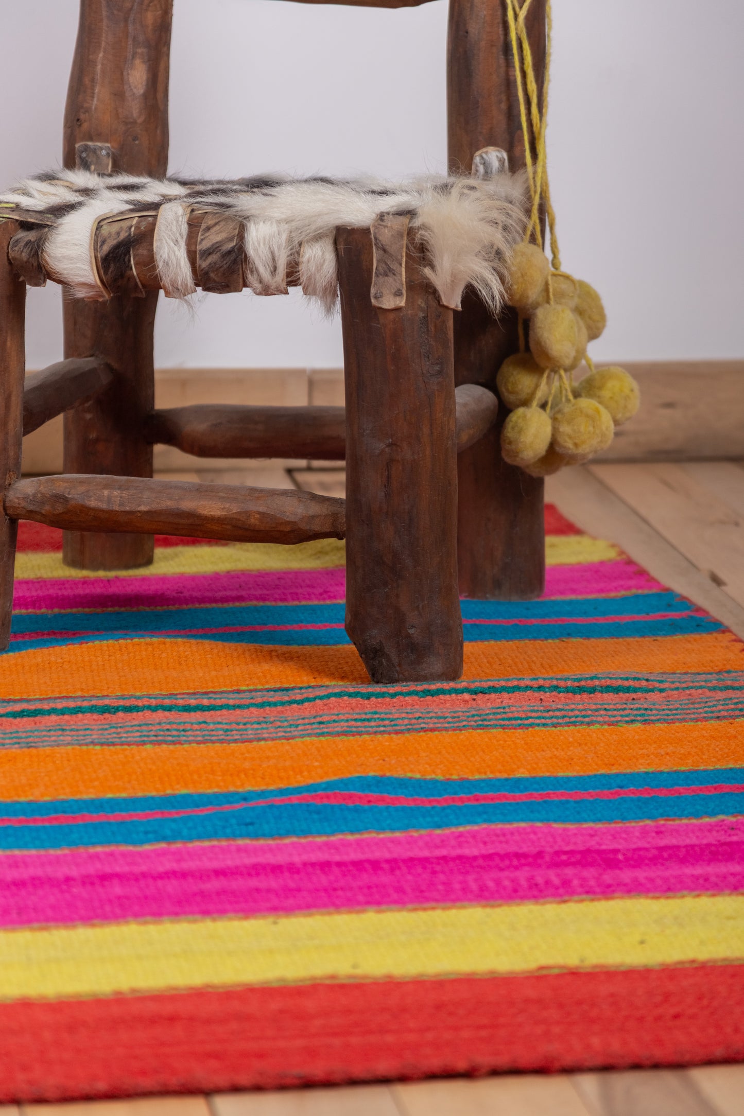 Puyo Antiguo Lana de Oveja en Telar