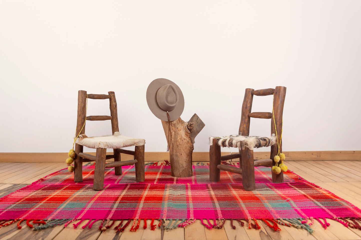 Puyo Lana de Llama en Telar